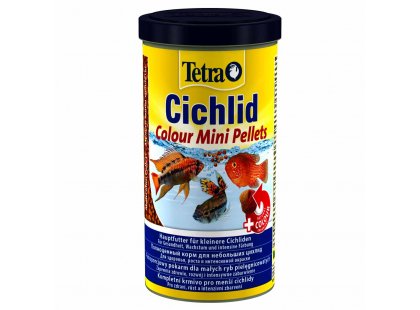 Фото 3 -  корм для риб Tetra Cichlid Colour Mini корм для яскравості забарвлення всіх цихлід, гранули