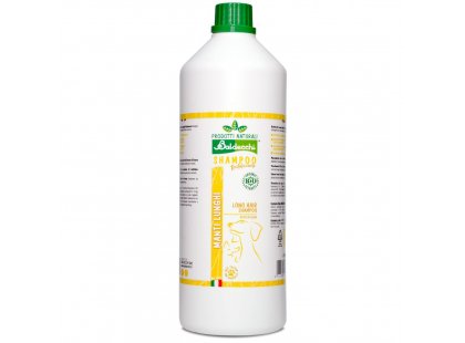 Фото 2 -  повседневная косметика Baldecchi Manti Lunghi Revitalizing Long Coat Shampoo шампунь восстанавливающий для длинношерстных собак и кошек Энергия и объем ЭКО