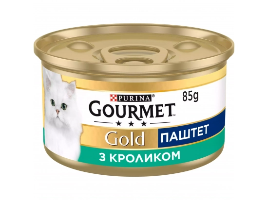 Фото - влажный корм (консервы) Gourmet Gold (Гурме Голд) паштет с кроликом