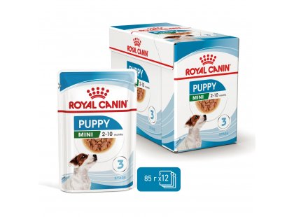 Фото - вологий корм (консерви) Royal Canin MINI PUPPY вологий корм для цуценят дрібних порід від 2 до 10 місяців