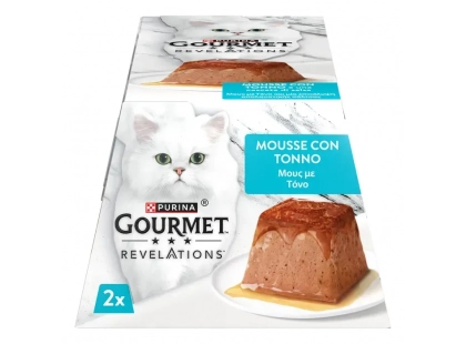 Фото 3 -  влажный корм (консервы) Gourmet Revelations Nuna влажный корм для кошек, мусс ТУНЕЦ
