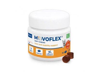 Фото - Virbac Movoflex (Мовофлекс) таблетки для поддержания опорно-двигательного аппарата у собак для костей и суставов (опорно-двигательного аппарата) Virbac Movoflex (Мовофлекс) таблетки для поддержания опорно-двигательного аппарата у собак