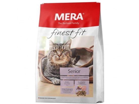 Фото - сухой корм Mera (Мера) Finest Fit Senior Chicken сухой корм для пожилых котов КУРИЦА