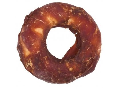 Фото 2 -  ласощі Flamingo Ласощі для собак ЖУВАЛЬНЕ КІЛЬЦЕ ОБГОРНУТЕ М'ЯСОМ КАЧКИ