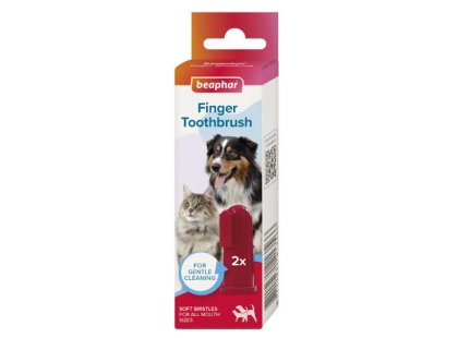 Фото - Beaphar FINGER TOOTHBRUSH зубная щетка на палец для собак и кошек для зубов и пасти Beaphar FINGER TOOTHBRUSH зубная щетка на палец для собак и кошек