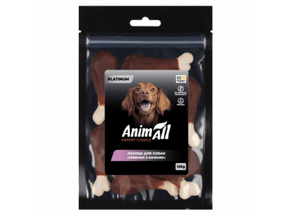 Фото - AnimAll Platinum лакомство для собак ГОЛЕНИ С УТКОЙ лакомства AnimAll Platinum лакомство для собак ГОЛЕНИ С УТКОЙ