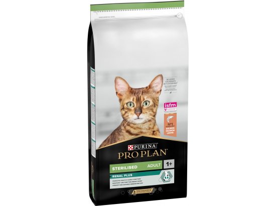 Фото - сухий корм Purina Pro Plan (Пуріна Про План) Renal Plus Sterilised Adult Salmon сухий корм для стерилізованих кішок ЛОСОСЬ