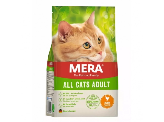 Фото - сухий корм Mera (Мера) Cats All Adult Breeds Chicken (Huhn) сухий корм для кішок КУРКА