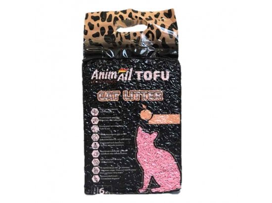 Фото - наполнители AnimAll TOFU (ТОФУ) СОЕВЫЙ наполнитель в туалет для кошек ПЕРСИК