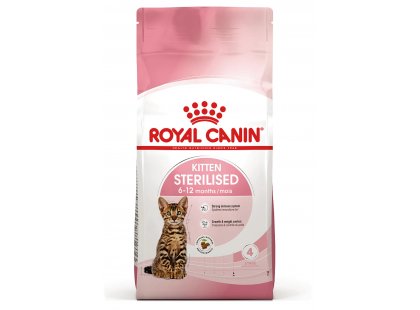 Фото - сухой корм Royal Canin KITTEN STERILISED (КИТТЕН СТЕРИЛИЗЕД) корм для стерилизованных котят от 6 до 12 месяцев