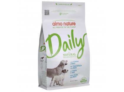 Almo Nature Daily ADULT TUNA & RICE сухой корм для взрослых собак всех ...