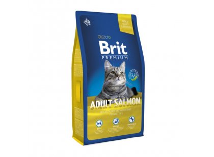 Фото - сухой корм Brit Premium Cat Adult Salmon сухой корм для кошек ЛОСОСЬ