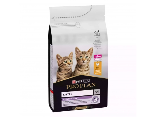 Фото - сухий корм Purina Pro Plan (Пурина Про План) Kitten Healthy Start сухий корм для кошенят до 12 місяців КУРКА