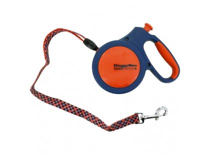 Фото 2 -  рулетки DoggyMan Retractable Lead Trad Style поводок рулетка для собак, синий