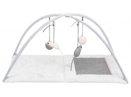 Фото 2 -  когтеточки, с домиками Trixie Mat Когтеточка для кошки с игрушками