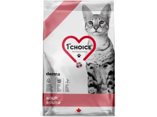 Фото - сухой корм 1st Choice (Фест Чойс) ADULT DERMA беззерновой диетический корм для котов с чувствительной кожей