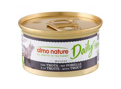 Фото - Almo Nature Daily MOUSSE TROUT консервы для кошек ФОРЕЛЬ, мусс влажный корм (консервы) Almo Nature Daily MOUSSE TROUT консервы для кошек ФОРЕЛЬ, мусс
