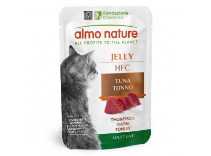 Фото - Almo Nature HFC JELLY TUNA консерви для котів ТУНЕЦЬ, желе пауч вологий корм (консерви) Almo Nature HFC JELLY TUNA консерви для котів ТУНЕЦЬ, желе пауч