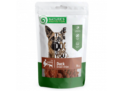 Фото - Nature's Protection Breast Strips Duck ласощі для собак КАЧИНІ СМУЖКИ ласощі Nature's Protection Breast Strips Duck ласощі для собак КАЧИНІ СМУЖКИ