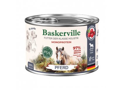 Фото 3 -  вологий корм (консерви) Baskerville Holistic консерви для собак КОНИНА