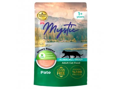 Фото 2 -  влажный корм (консервы) Mystic Cat Trout Pate влажный корм для кошек, ФОРЕЛЬ, паштет