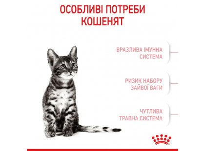 Фото - сухий корм Royal Canin KITTEN STERILISED (КІТТЕН СТЕРИЛІЗЕД) корм для стерилізованих кошенят від 6 до 12 місяців