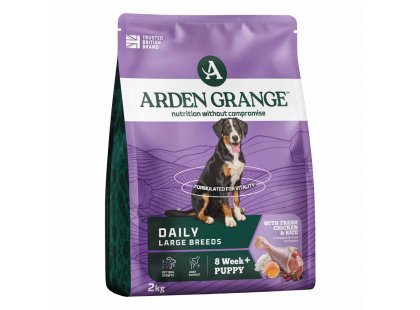 Фото - Arden Grange (Арден Грендж) Puppy/Junior Large Breed - сухой корм для щенков и молодых собак крупных пород от 2 до 14 месяцев (с курицей и рисом) сухой корм Arden Grange (Арден Грендж) Puppy/Junior Large Breed - сухой корм для щенков и молодых собак крупных пород от 2 до 14 месяцев (с курицей и рисом)