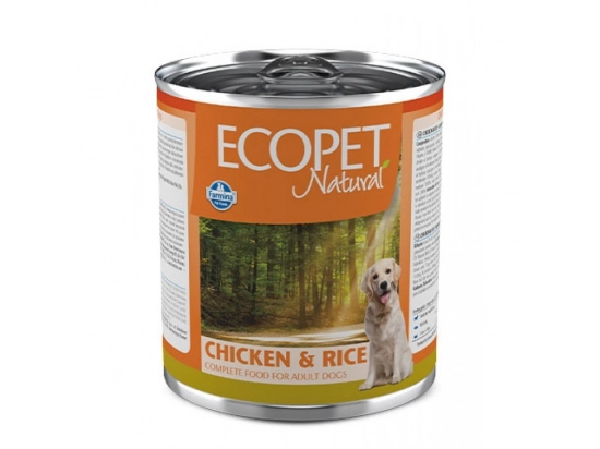 Фото - влажный корм (консервы) Farmina (Фармина) Ecopet Natural Dog Chicken & Rice влажный корм для собак КУРИЦА И РИС