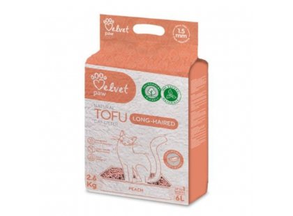 Фото - Velvet Paw Tofu Long Haired Peach гороховый наполнитель для длинношерстных кошек ПЕРСИК наполнители Velvet Paw Tofu Long Haired Peach гороховый наполнитель для длинношерстных кошек ПЕРСИК