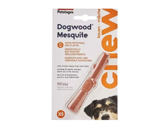 Фото 3 -  іграшки Petstages DOGWOOD MESGUITE іграшка для собак з ароматом барбекю, МІЦНА ГІЛКА