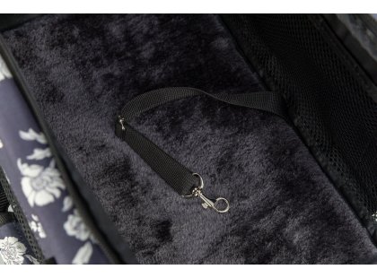 Фото 3 -  переноски, сумки, рюкзаки Trixie Adrina сумка-переноска для собак и кошек, черный (28895)