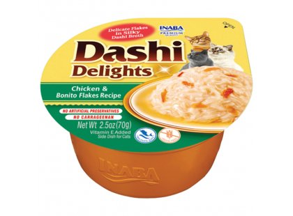 Фото - Inaba Cat Dashi Delights лакомство для кошек КУРИЦА С ХЛОПЬЯМИ БОНИТО лакомства Inaba Cat Dashi Delights лакомство для кошек КУРИЦА С ХЛОПЬЯМИ БОНИТО