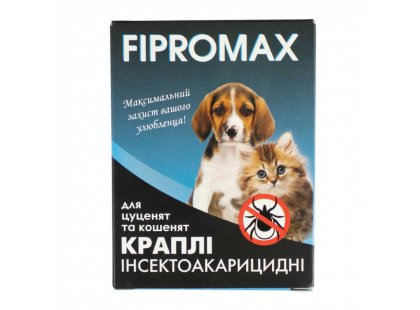 Фото - Fipromax (Фіпромакс) краплі від бліх, кліщів і комах для собак і котів від бліх та кліщів Fipromax (Фіпромакс) краплі від бліх, кліщів і комах для собак і котів