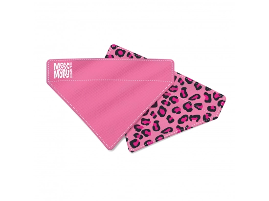 Фото - Max & Molly Urban Pets Bandana бандана на нашийник для собак Leopard Pink амуніція Max & Molly Urban Pets Bandana бандана на нашийник для собак Leopard Pink