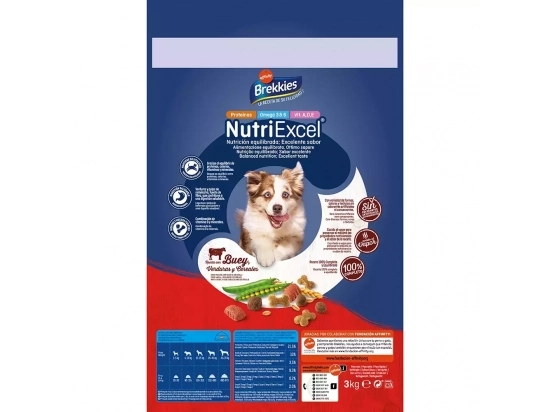 Фото - сухой корм Brekkies Excel Dog ADULT BEEF корм для взрослых собак с говядиной