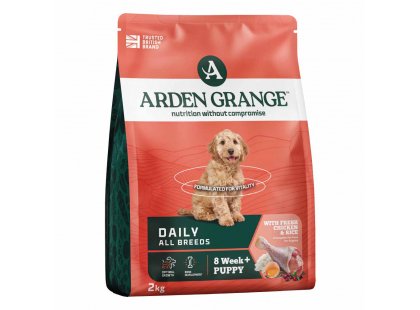 Фото - Arden Grange (Арден Грендж) Puppy/Junior - сухой корм для щенков и молодых собак от 2 до 12 месяцев (с курицей и рисом) сухой корм Arden Grange (Арден Грендж) Puppy/Junior - сухой корм для щенков и молодых собак от 2 до 12 месяцев (с курицей и рисом)