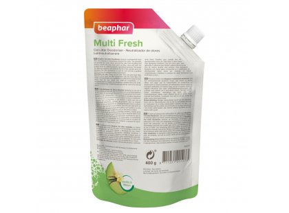 Фото 2 -  удаление запахов, пятен и шерсти Beaphar Multi Fresh уничтожитель запаха из кошачьих туалетов ВАНИЛЬ и ДЫНЯ