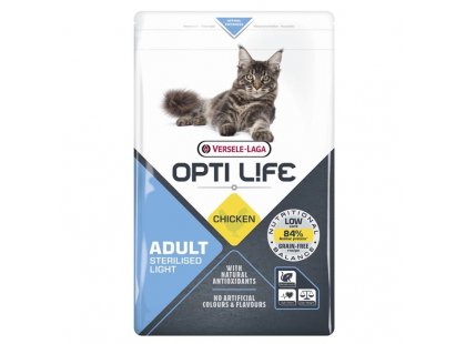 Фото - Opti Life Grain Free Adult Sterilised Light Chicken сухой беззерновой корм для стерилизованных кошек с лишним весом КУРИЦА сухой корм Opti Life Grain Free Adult Sterilised Light Chicken сухой беззерновой корм для стерилизованных кошек с лишним весом КУРИЦА