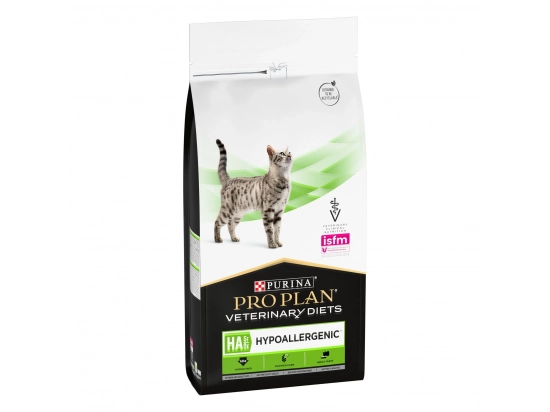 Фото - ветеринарные корма Purina Pro Plan (Пурина Про План) Veterinary Diets HA Hypoallergenic сухой лечебный корм для кошек при аллергии