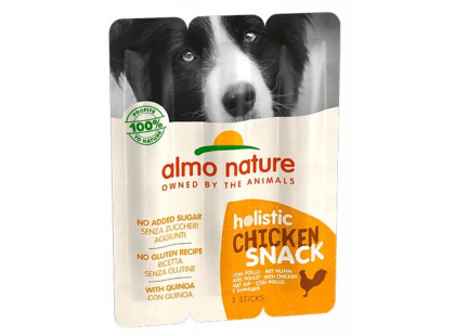 Фото - лакомства Almo Nature HOLISTIC SNACK CHICKEN лакомство для собак КУРИЦА