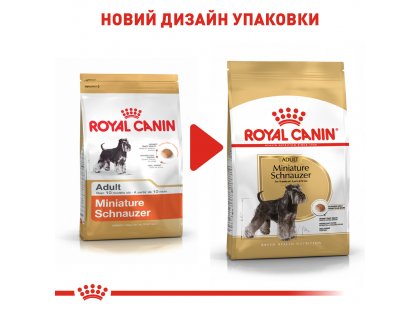 Фото 2 -  сухой корм Royal Canin MINIATURE SCHNAUZER ADULT (МИНИАТЮРЕ ШНАУЦЕР ЭДАЛТ) корм для собак от 10 месяцев