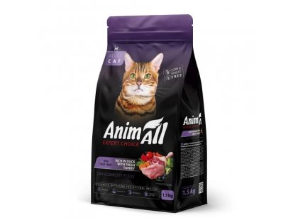 Фото - AnimAll Adult Cat Duck and Fresh Turkey сухий корм для котів ИНДИЧКА І КАЧКА сухий корм AnimAll Adult Cat Duck and Fresh Turkey сухий корм для котів ИНДИЧКА І КАЧКА