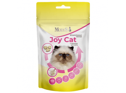 Фото - Modes Joy Cat вітамінізовані ласощі для котів МОЛОКО ласощі Modes Joy Cat вітамінізовані ласощі для котів МОЛОКО