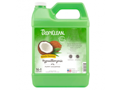 Фото 2 -  щоденний догляд (шампуні, кондиціонери та інші засоби) Tropiclean GENTLE COCONUT SHAMPOO гіпоалергенний шампунь для кошенят і цуценят