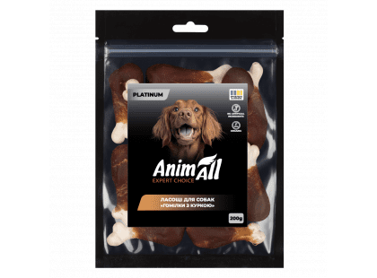Фото 2 -  лакомства AnimAll Platinum лакомство для собак ГОЛЕНИ С КУРИЦЕЙ