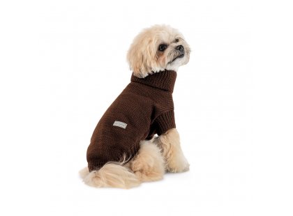 Фото 2 -  одежда Pet Fashion Sam свитер для собак, шоколадный