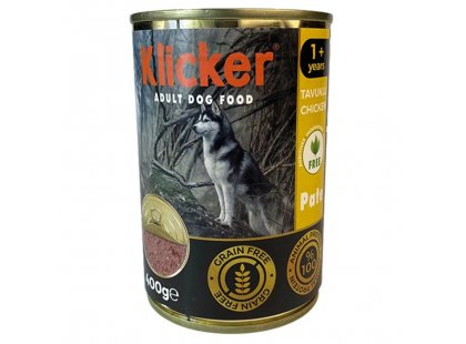 Фото - Klicker Dog Chicken Pate влажный корм для собак, паштет КУРИЦА влажный корм (консервы) Klicker Dog Chicken Pate влажный корм для собак, паштет КУРИЦА