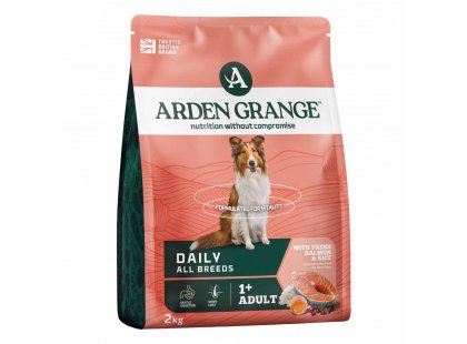 Фото - Arden Grange (Арден Грендж) Adult Salmon & Rice - сухой корм для собак с чувствительным желудком и кожей (с лососем и рисом) сухой корм Arden Grange (Арден Грендж) Adult Salmon & Rice - сухой корм для собак с чувствительным желудком и кожей (с лососем и рисом)
