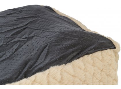 Фото 4 -  лежаки, матраси, килимки та будиночки Trixie Kaline Mio лежак для собак і котів, коричневий/крем