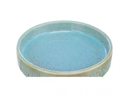 Фото - миски, напувалки, фонтани Trixie Ceramic Bowl керамічна миска неглибока, синій